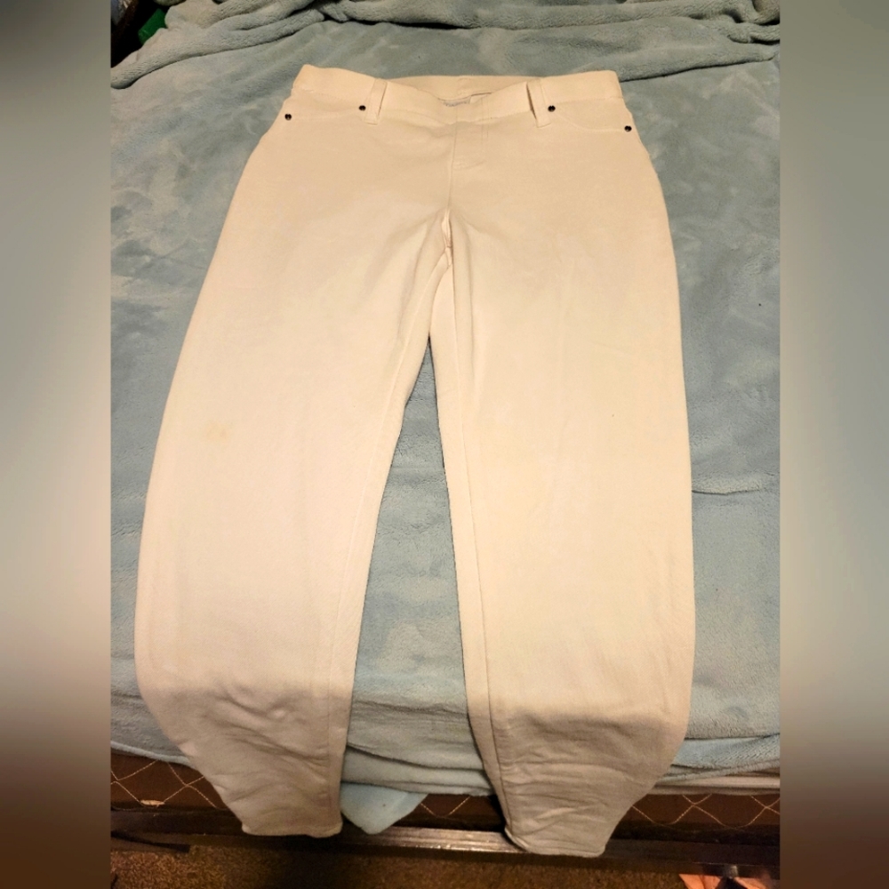White jegging